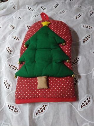 Manopla Cocina Navidad Árbol Navideño
