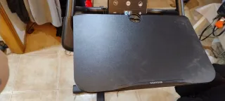 Bicicleta estática con tabla