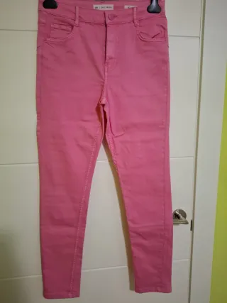 Pantalón vaquero rosa Easy Wear mujer T.40