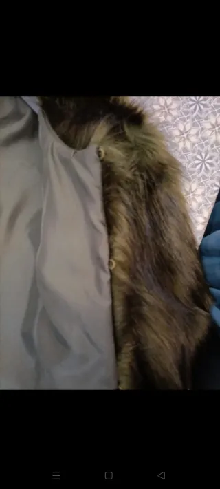 Morbida pelliccia ecologica verde muschio tg. M