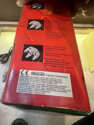 Mando con caja  Nintendo 64