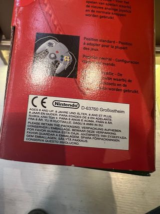 Mando con caja  Nintendo 64