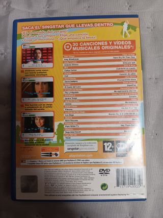 Singstar Summer Party PS2 Karaoke