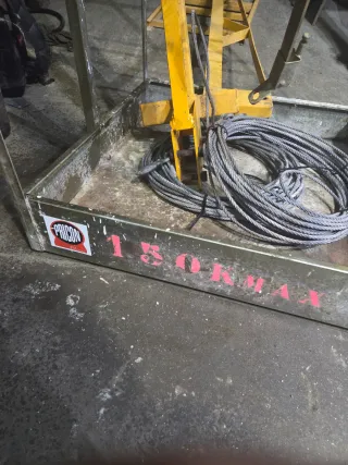 Canasta/andamio colgante PRICON 150kg