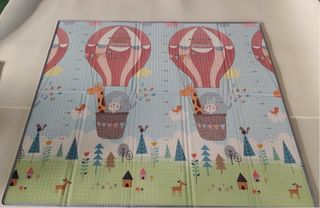 Alfombra de juego para bebé reversible 200x180cm