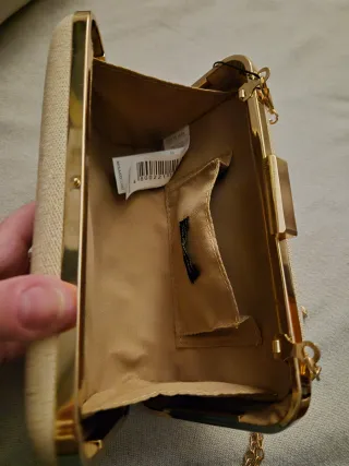 Bolso de fiesta Misako dorado