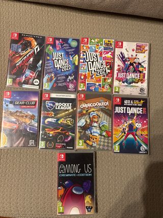 Jogos Nintendo Switch: Just Dance, Among Us, etc.