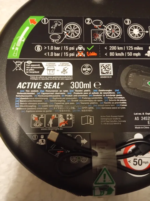 Kit sellador neumáticos BMW ACTIVE SEAL 300ml