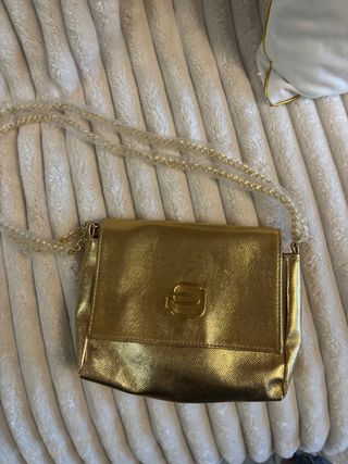 Bolso fiesta italiano dorado