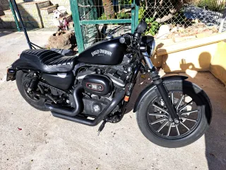 Harley Davidson Moto Negra