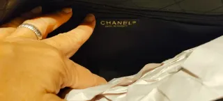 Bolso Cha Negro Piel Acolchado