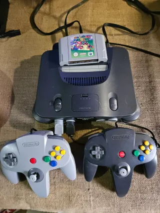 Nintendo 64 Console com Super Mario 64