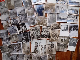 Lote familiar: Fotos, papeles...