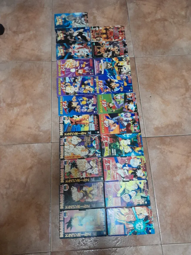 Collezione VHS Dragon Ball Z, GT, Street Fighter