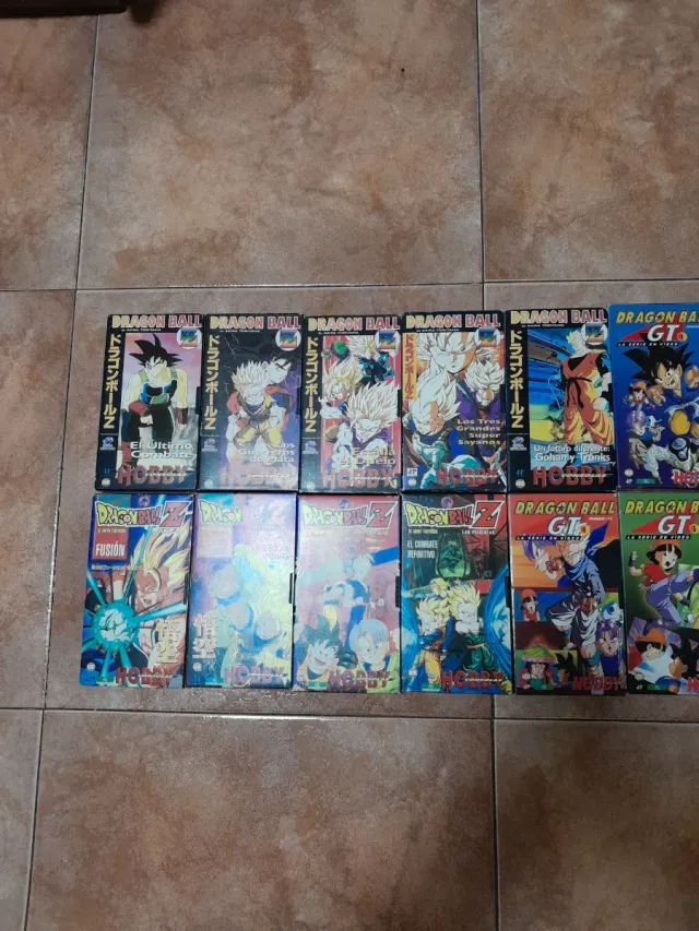 Collezione VHS Dragon Ball Z, GT, Street Fighter