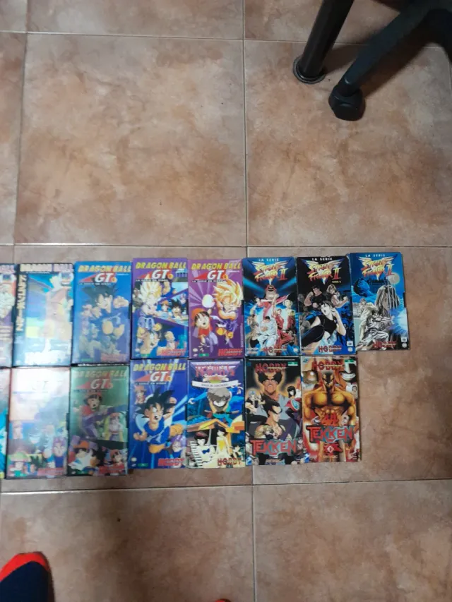 Collezione VHS Dragon Ball Z, GT, Street Fighter