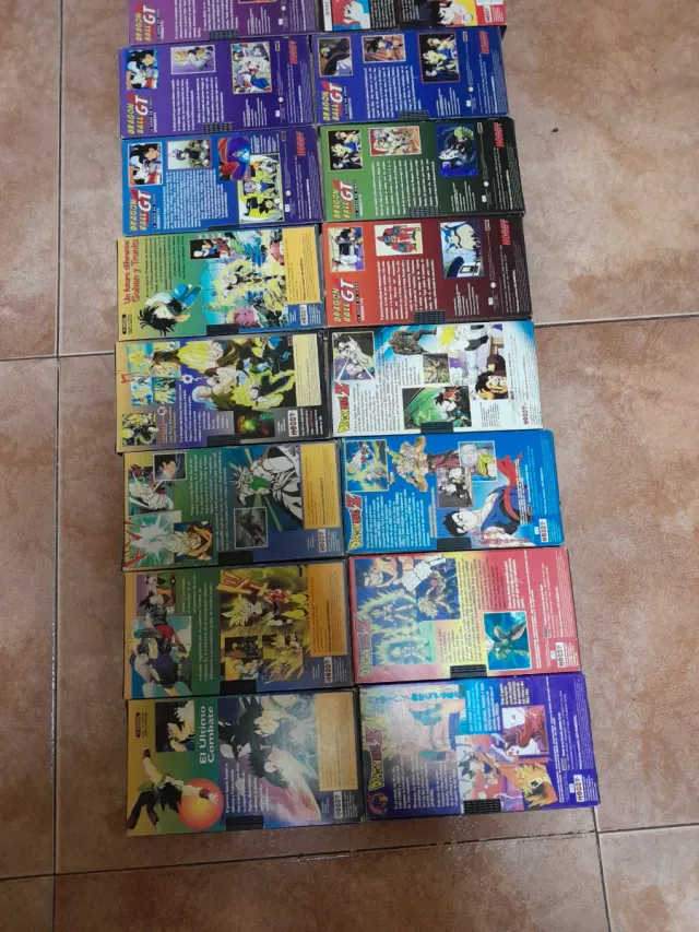 Collezione VHS Dragon Ball Z, GT, Street Fighter