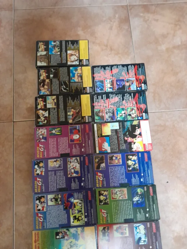 Collezione VHS Dragon Ball Z, GT, Street Fighter