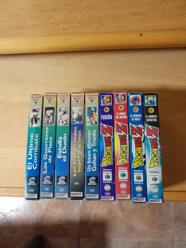 Collezione VHS Dragon Ball Z, GT, Street Fighter