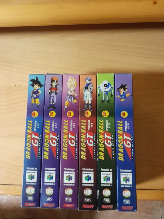 Collezione VHS Dragon Ball Z, GT, Street Fighter