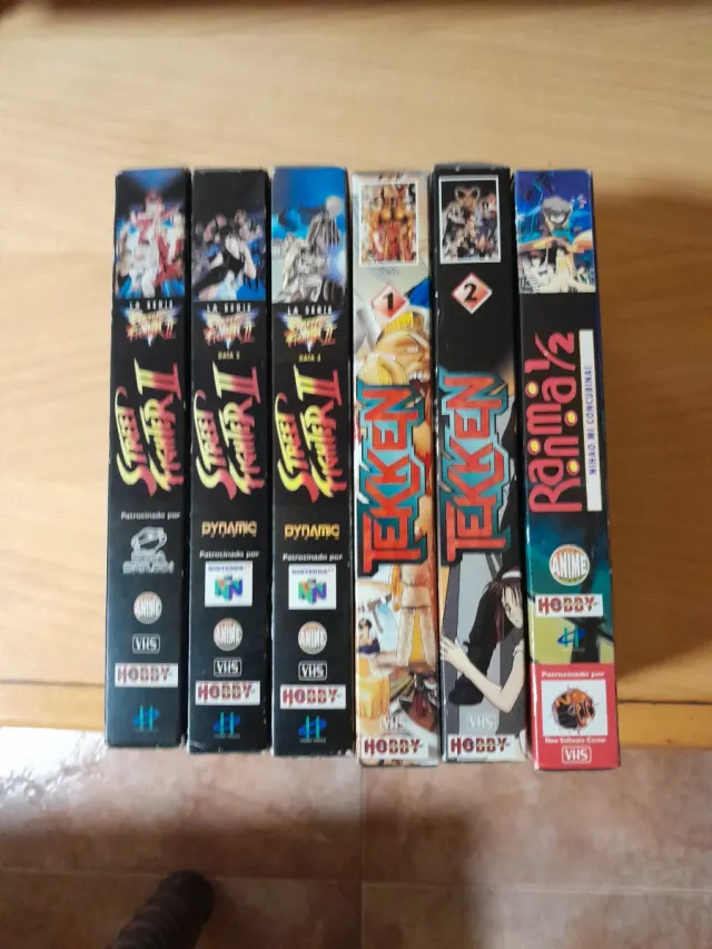 Collezione VHS Dragon Ball Z, GT, Street Fighter