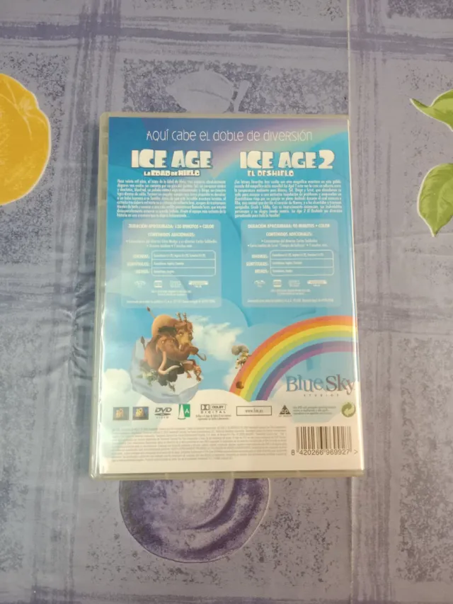 DVD Película Ice Age: La Edad de Hielo