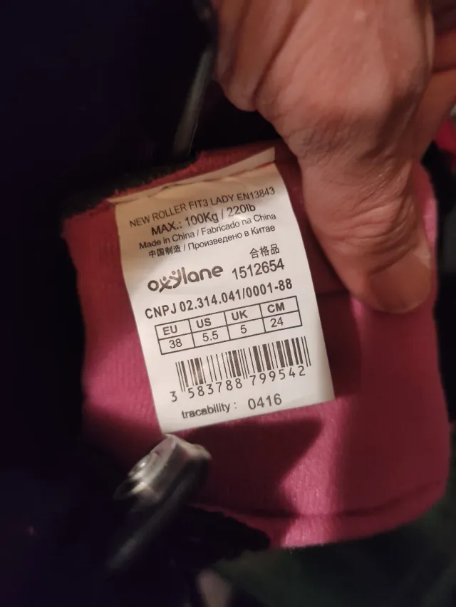 Patines Oxelo Talla 38 + Protecciones