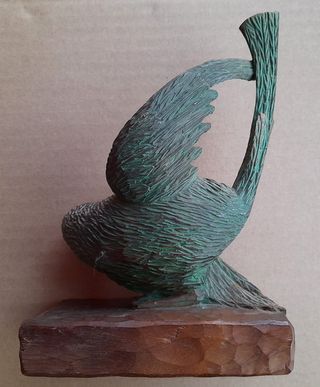 Figura Periquito Madera 1969
