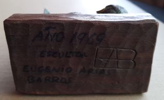 Figura Periquito Madera 1969