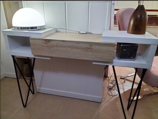 Recibidor moderno madera y metal