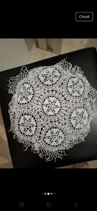 Centrino uncinetto fatto a mano