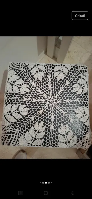 Centrino uncinetto fatto a mano