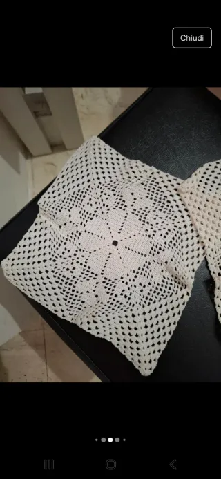 Centrino uncinetto fatto a mano