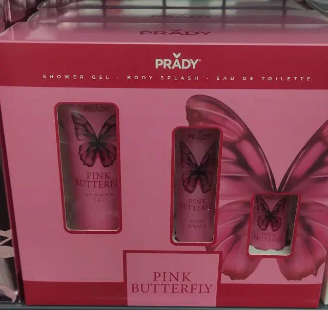 Pack Prady Pink Butterfly Ducha y Body Splash