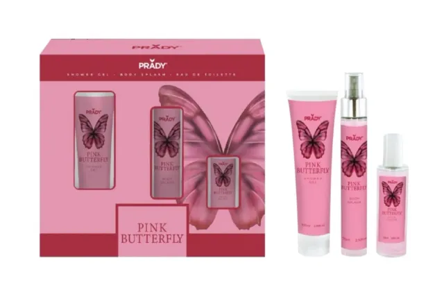 Pack Prady Pink Butterfly Ducha y Body Splash