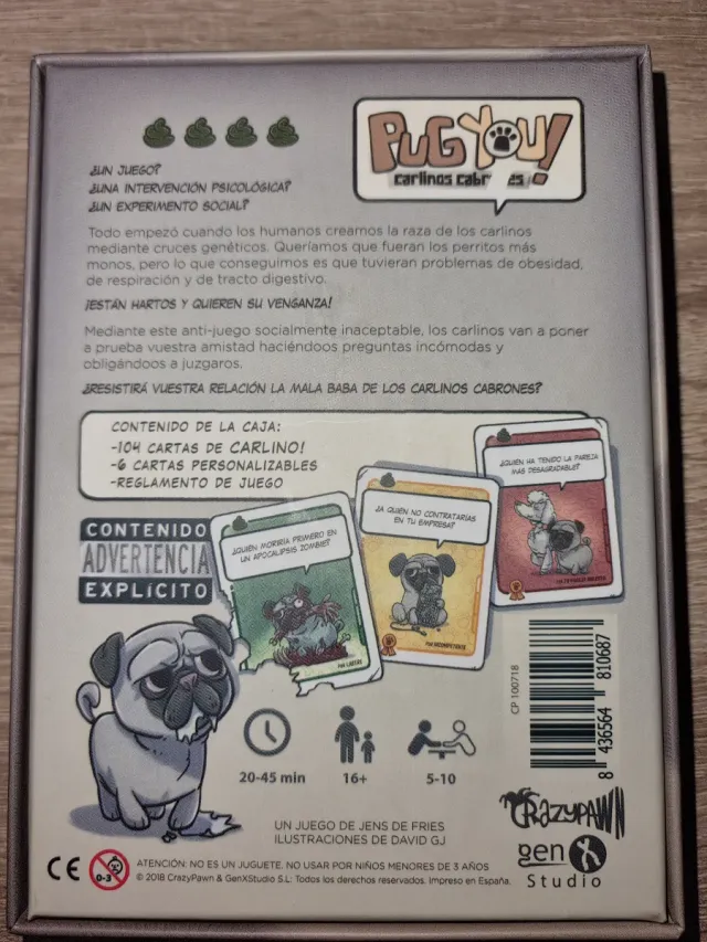 Pug you!! juego de mesa