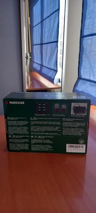 Cargador Doble Baterías Parkside 20V 2x4.5A