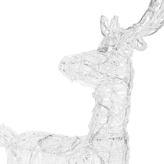 Slitta e Renne Natalizie 3D Luminose 240 Luci LED