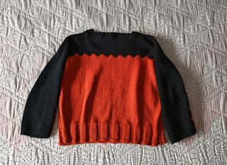 Jersey mujer negro y rojo