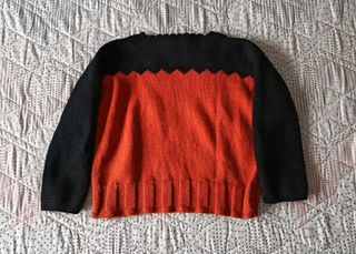 Jersey mujer negro y rojo