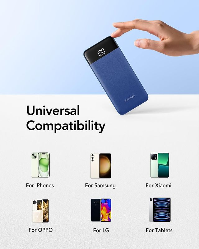 Batería Externa Powerbank Charmast 10400mAh