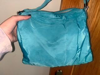 Bolso Diesel Turquesa con Tachuelas Negras