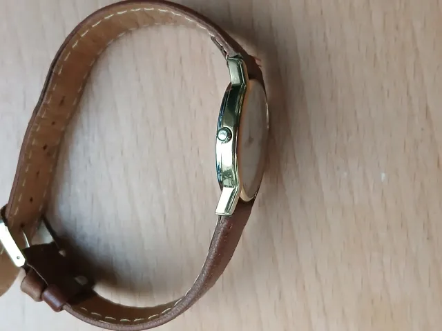 Certina Cuarzo Esfera Beige Correa Marrón