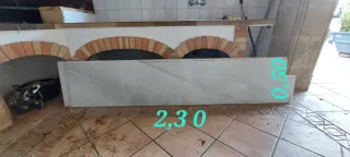 Encimera de piedra blanca urgente !! 3 piedras