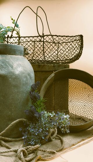 Set Decorativo Rustico Vintage Agricolo