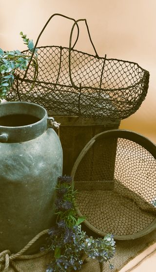 Set Decorativo Rustico Vintage Agricolo