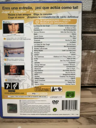 Juego SingStar PS2 Karaoke