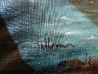 Cuadro Santillana Firnado