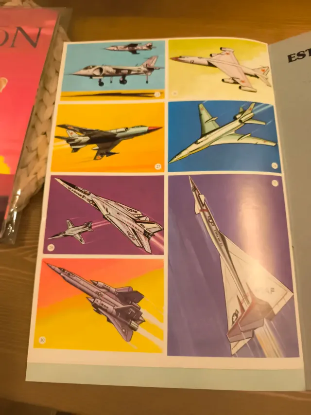 Álbum de cromos Aviones de Combate