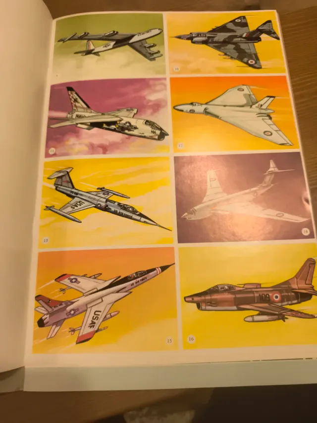 Álbum de cromos Aviones de Combate